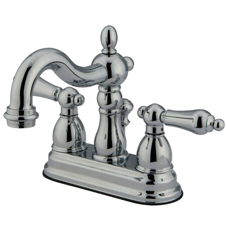 Kingston Brass KS1601AL 4" Centerset Bathroom Faucet, Polished Chrome KS1601AL